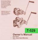 Thern-Thern 5110, 5124 Series Portable Davit Cranes Owners Manual-5110-5124-01
